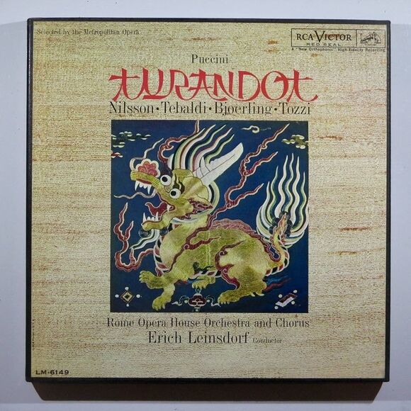 Renata Tebaldi Puccini: Turandot LP, Box Set - Picture 1 of 2